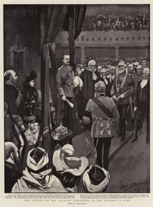 La inauguración de la Exposición de Glasgow por la Duquesa de Fife de after John Duncan